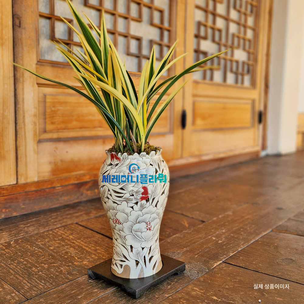 동양란16호 황금일향 이천도자기